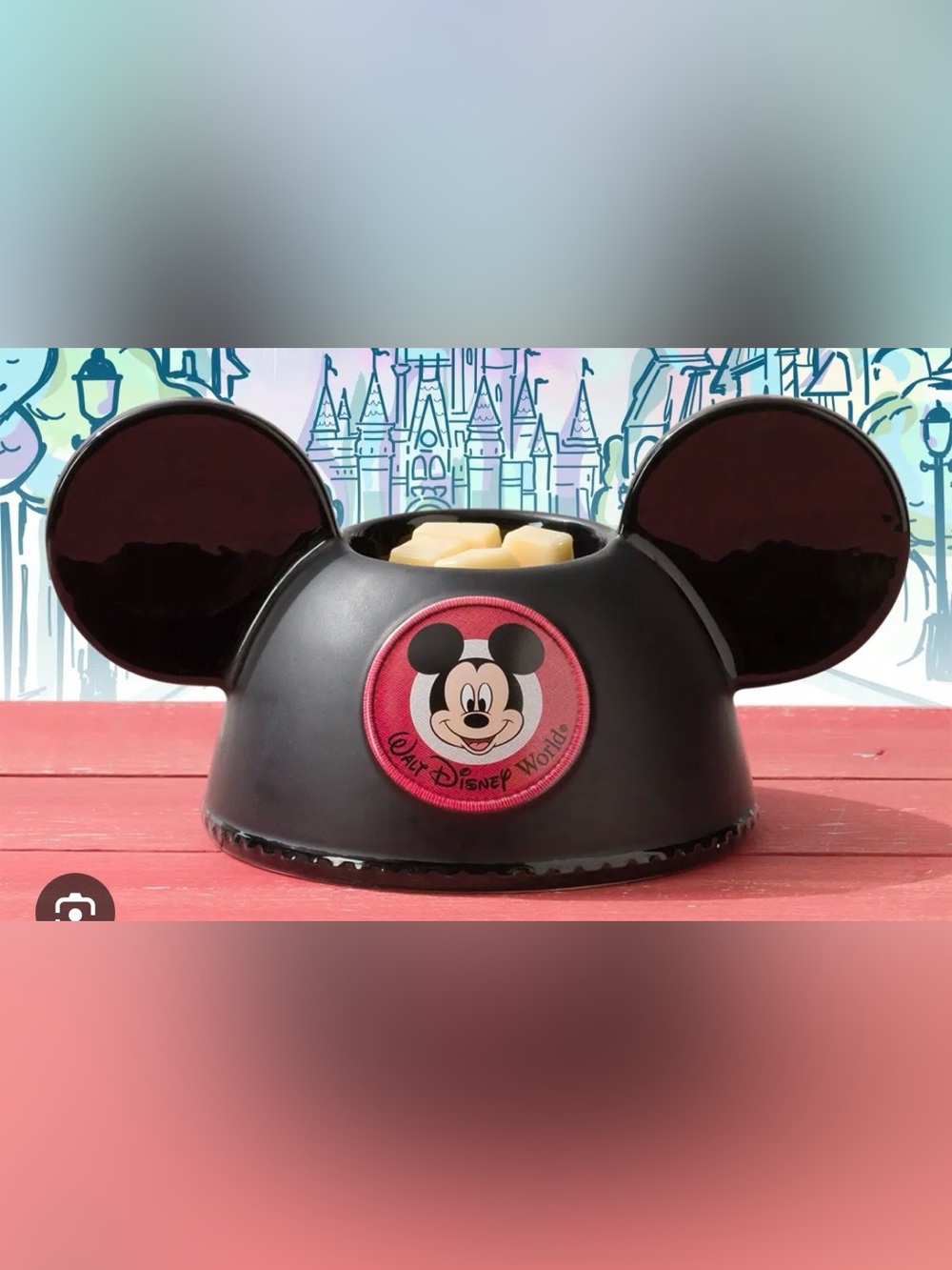 Scentsy Disney Walt Disney World Embroidered Mickey Ears Wax Warmer